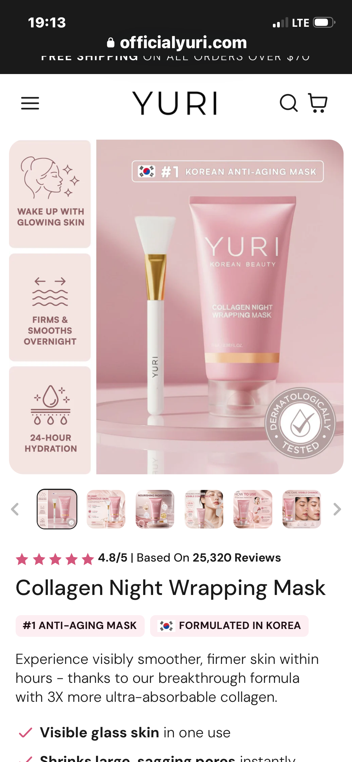 Collagen Night Wrapping Mask